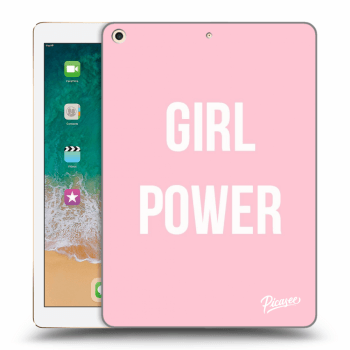 Picasee silikonska prozirna maskica za Apple iPad 9.7" 2017 (5. gen) - Girl power