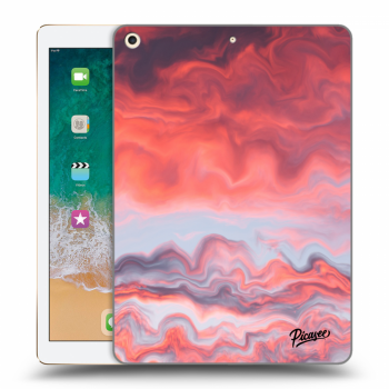 Picasee silikonska prozirna maskica za Apple iPad 9.7" 2017 (5. gen) - Sunset