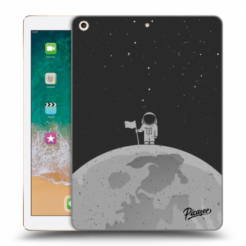 Picasee silikonska prozirna maskica za Apple iPad 9.7" 2017 (5. gen) - Astronaut