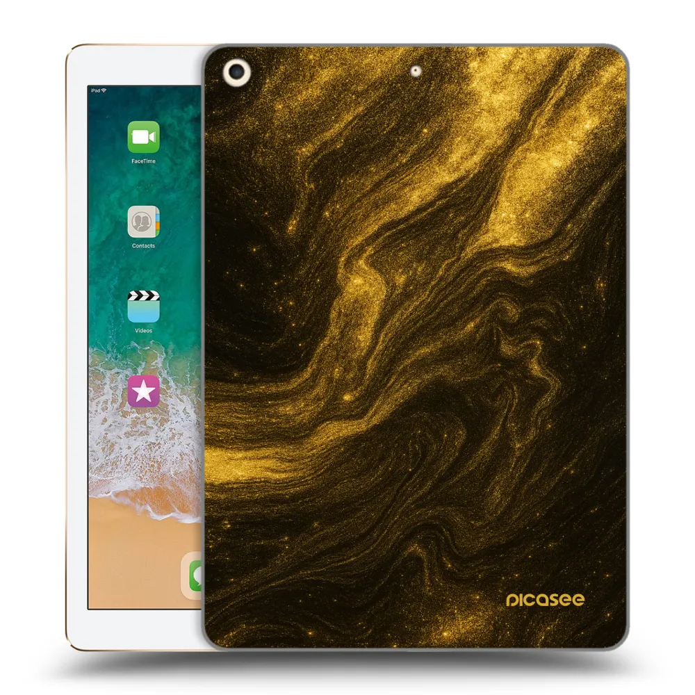 Picasee silikonska prozirna maskica za Apple iPad 9.7" 2017 (5. gen) - Black