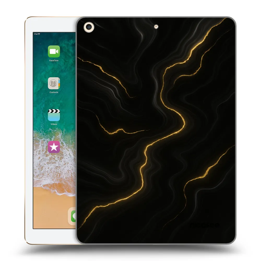 Picasee silikonska prozirna maskica za Apple iPad 9.7" 2017 (5. gen) - Thunder