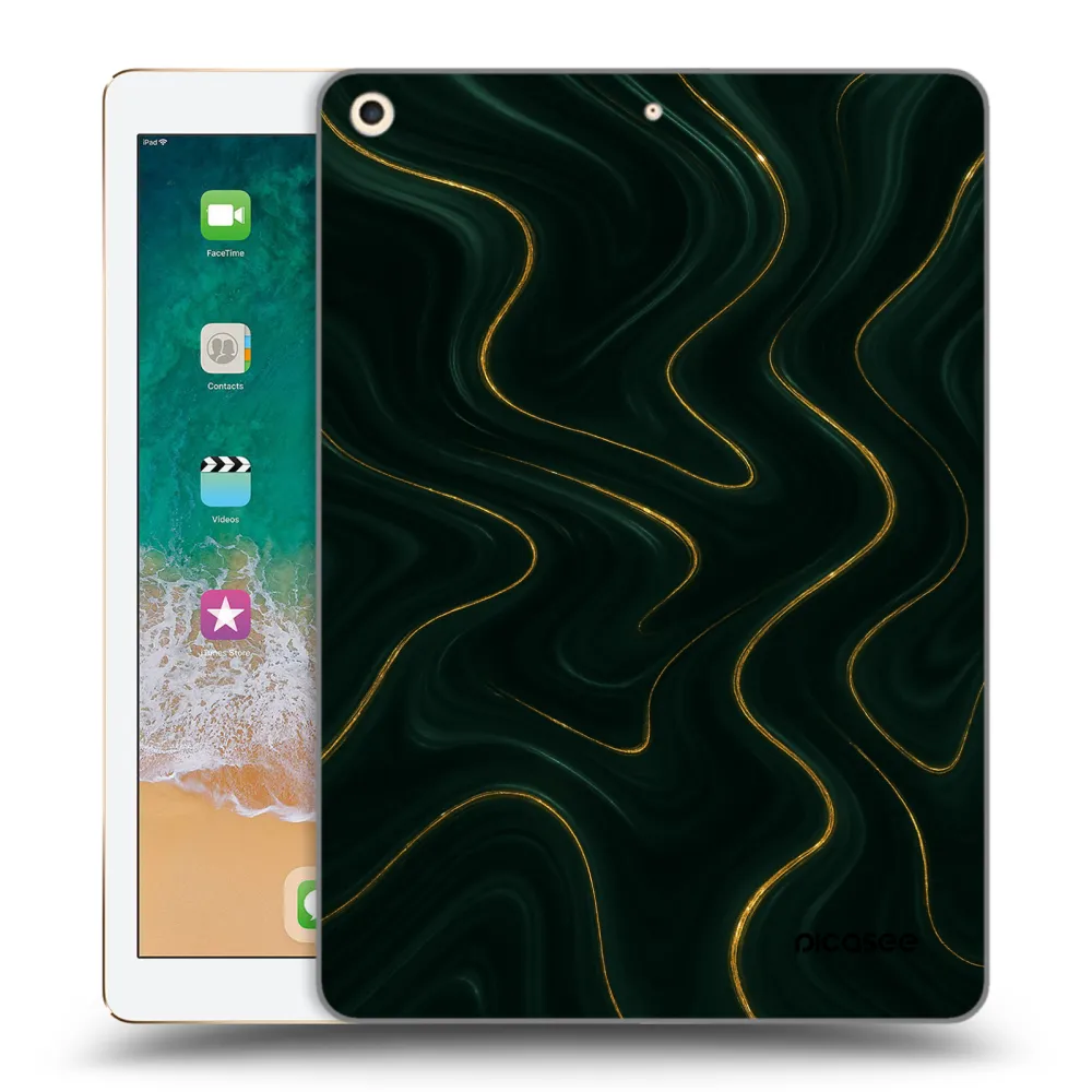 Picasee silikonska prozirna maskica za Apple iPad 9.7" 2017 (5. gen) - Vawes