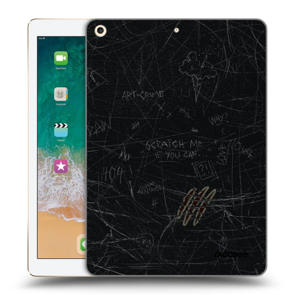 Picasee silikonska prozirna maskica za Apple iPad 9.7" 2017 (5. gen) - SCRATCH