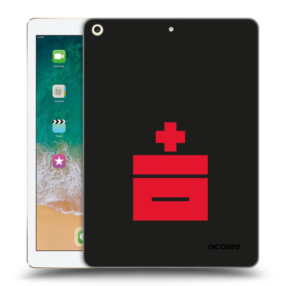 Picasee silikonska prozirna maskica za Apple iPad 9.7" 2017 (5. gen) - Le Plastenciaga