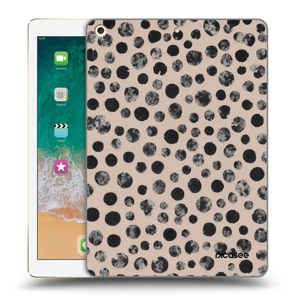 Picasee silikonska prozirna maskica za Apple iPad 9.7" 2017 (5. gen) - Dots