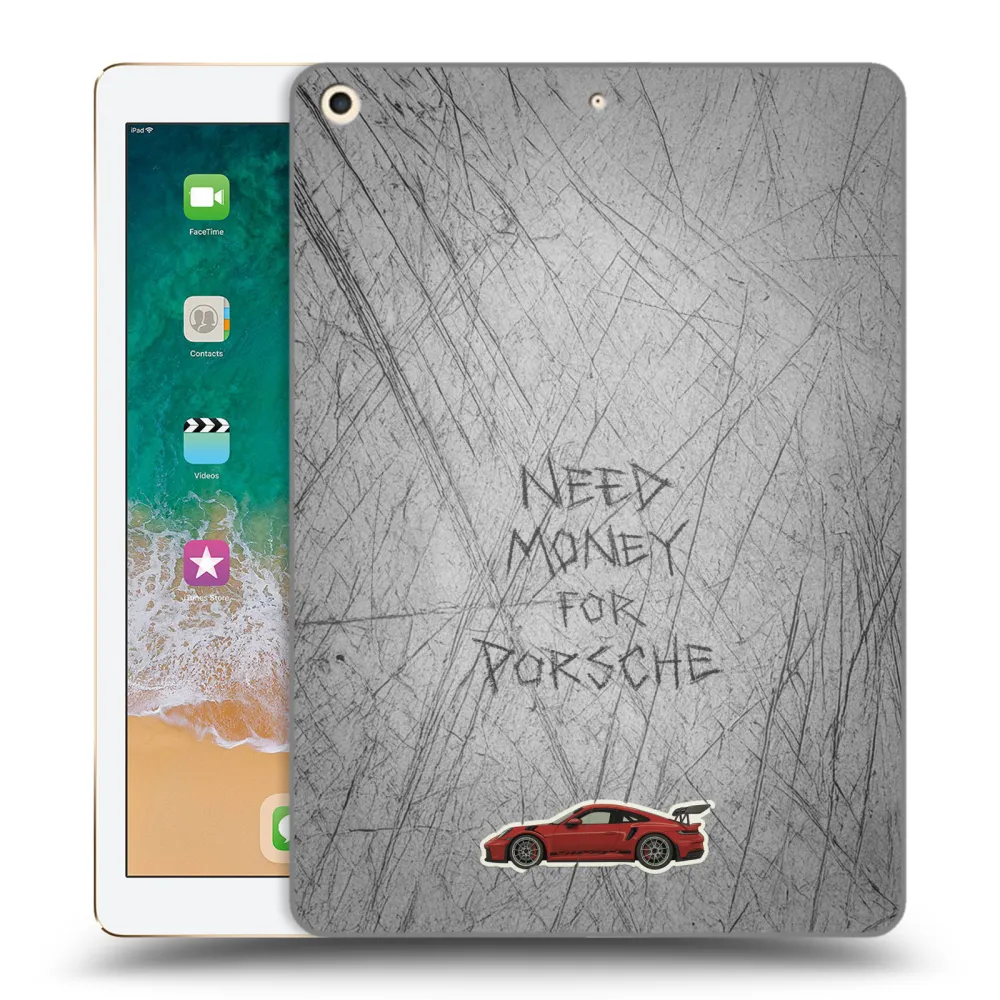 Picasee silikonska prozirna maskica za Apple iPad 9.7" 2017 (5. gen) - Garage Scratch