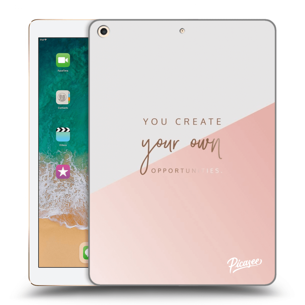 Picasee crna silikonska maskica za Apple iPad 9.7" 2017 (5. gen) - You create your own opportunities
