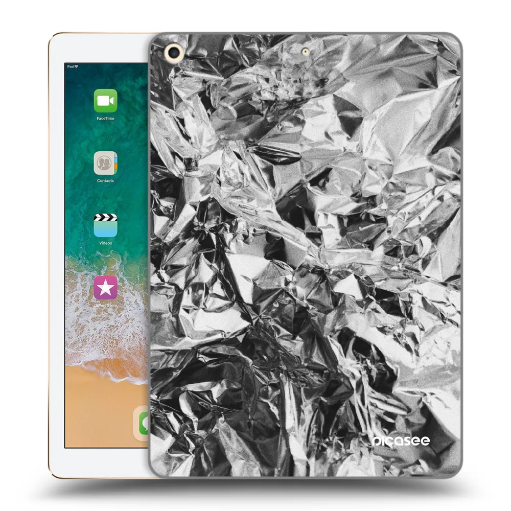 Picasee silikonska prozirna maskica za Apple iPad 9.7" 2017 (5. gen) - Chrome