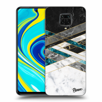 Maskica za Xiaomi Redmi Note 9 Pro - Black & White geometry