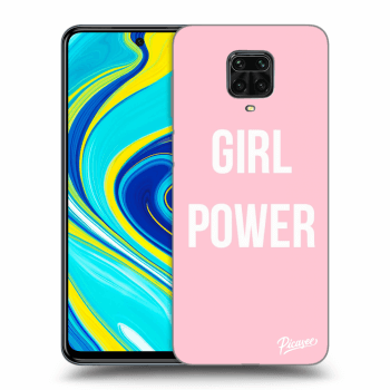 Picasee crna silikonska maskica za Xiaomi Redmi Note 9 Pro - Girl power