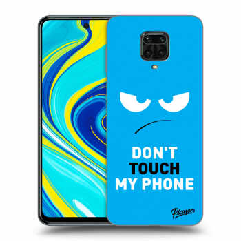 Maskica za Xiaomi Redmi Note 9 Pro - Angry Eyes - Blue