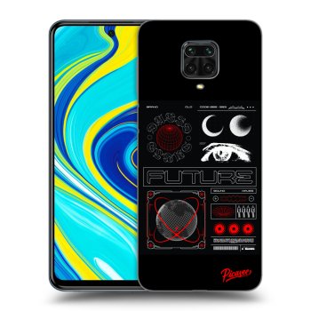 Picasee silikonska prozirna maskica za Xiaomi Redmi Note 9 Pro - WAVES