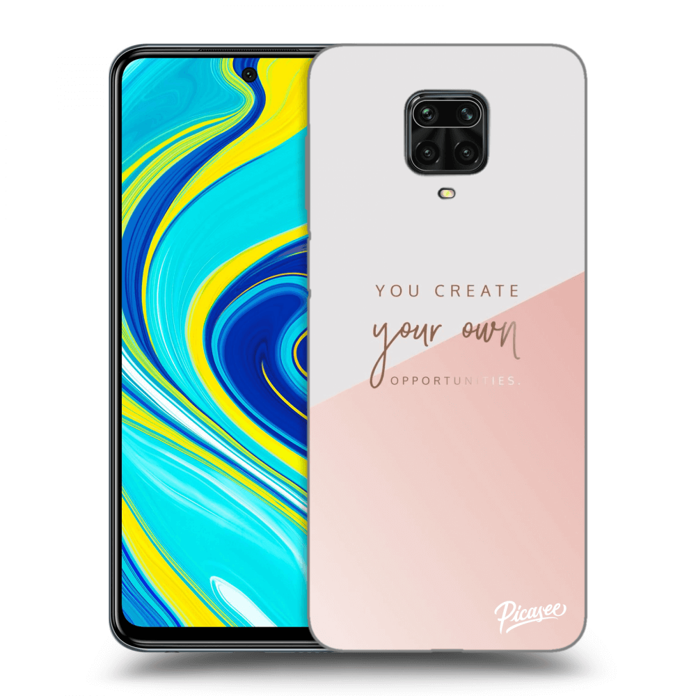 Picasee crna silikonska maskica za Xiaomi Redmi Note 9 Pro - You create your own opportunities