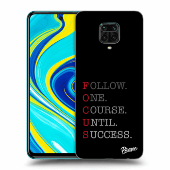 Picasee silikonska prozirna maskica za Xiaomi Redmi Note 9S - Focus