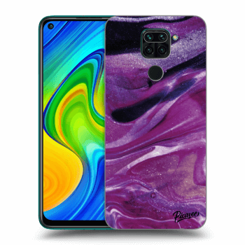 Maskica za Xiaomi Redmi Note 9 - Purple glitter