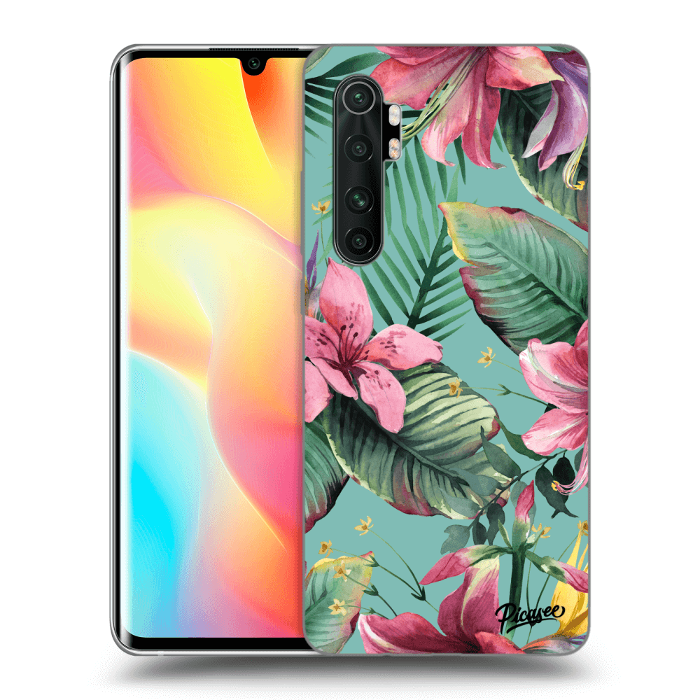Picasee crna silikonska maskica za Xiaomi Mi Note 10 Lite - Hawaii
