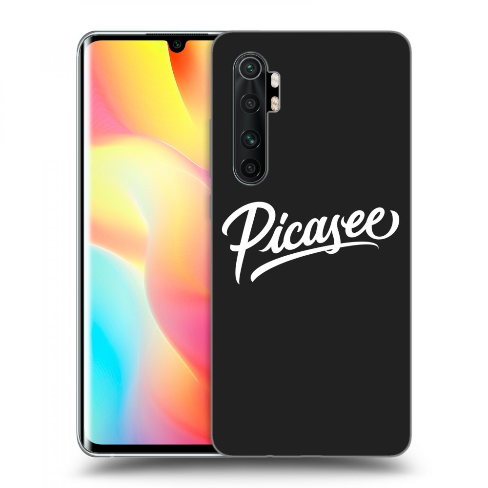 Picasee crna silikonska maskica za Xiaomi Mi Note 10 Lite - Picasee - White