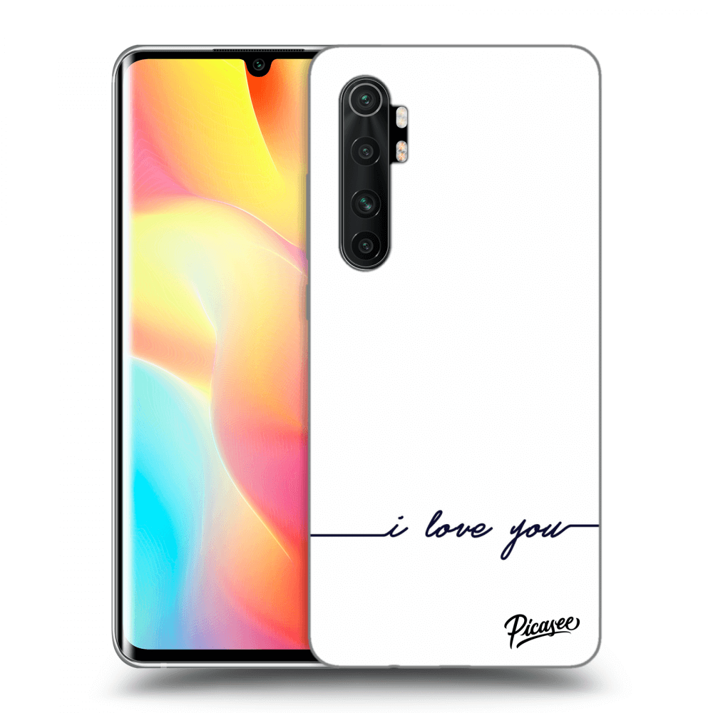 Picasee ULTIMATE CASE za Xiaomi Mi Note 10 Lite - I love you