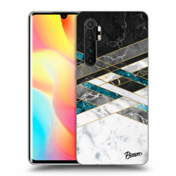 Maskica za Xiaomi Mi Note 10 Lite - Black & White geometry