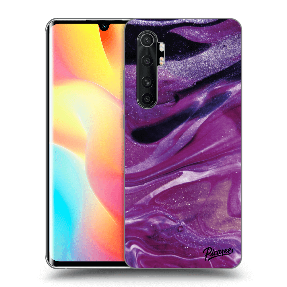 Picasee ULTIMATE CASE za Xiaomi Mi Note 10 Lite - Purple glitter