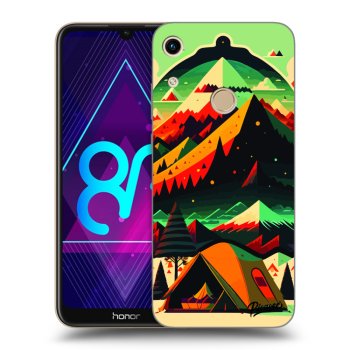 Picasee silikonska prozirna maskica za Honor 8A - Montreal