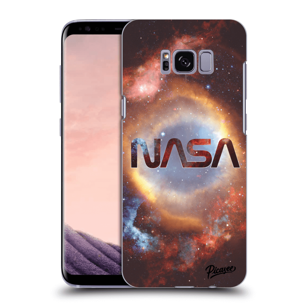 Picasee crna silikonska maskica za Samsung Galaxy S8 G950F - Nebula