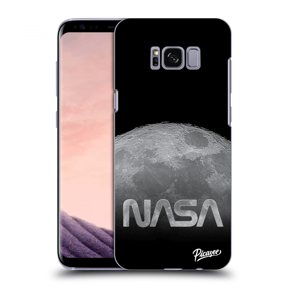 Picasee crna silikonska maskica za Samsung Galaxy S8 G950F - Moon Cut