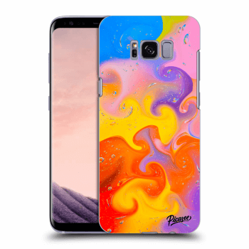 Picasee silikonska prozirna maskica za Samsung Galaxy S8 G950F - Bubbles