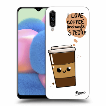 Picasee silikonska prozirna maskica za Samsung Galaxy A30s A307F - Cute coffee