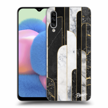 Maskica za Samsung Galaxy A30s A307F - Black & White tile