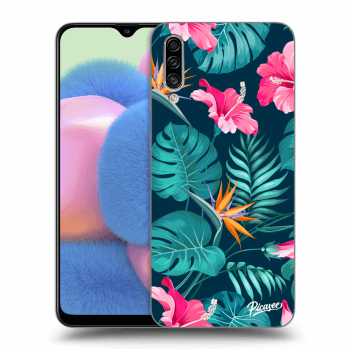 Maskica za Samsung Galaxy A30s A307F - Pink Monstera