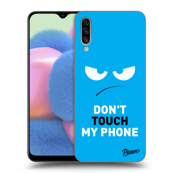 Maskica za Samsung Galaxy A30s A307F - Angry Eyes - Blue