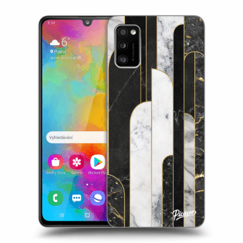 Maskica za Samsung Galaxy A41 A415F - Black & White tile