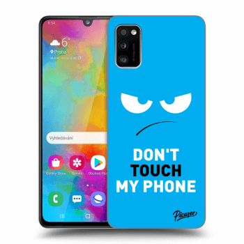 Maskica za Samsung Galaxy A41 A415F - Angry Eyes - Blue
