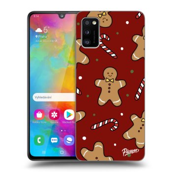 Picasee silikonska prozirna maskica za Samsung Galaxy A41 A415F - Gingerbread 2