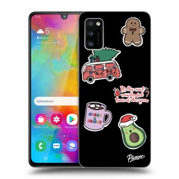 Maskica za Samsung Galaxy A41 A415F - Christmas Stickers
