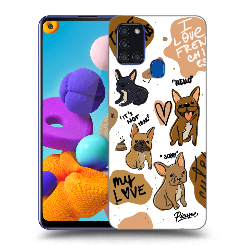 Picasee ULTIMATE CASE za Samsung Galaxy A21s - Frenchies