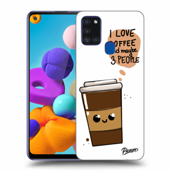 Maskica za Samsung Galaxy A21s - Cute coffee