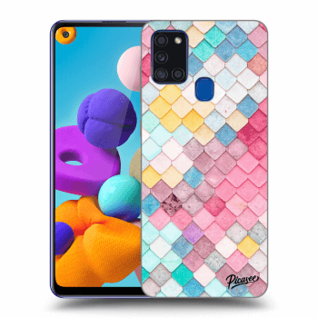 Maskica za Samsung Galaxy A21s - Colorful roof