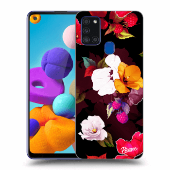 Maskica za Samsung Galaxy A21s - Flowers and Berries