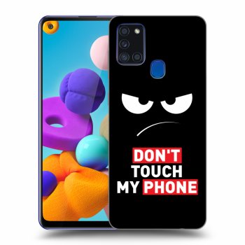 Picasee ULTIMATE CASE za Samsung Galaxy A21s - Angry Eyes - Transparent