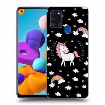 Maskica za Samsung Galaxy A21s - Unicorn star heaven