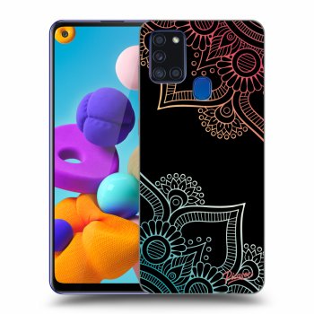 Maskica za Samsung Galaxy A21s - Flowers pattern