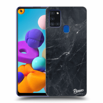 Maskica za Samsung Galaxy A21s - Black marble