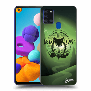 Maskica za Samsung Galaxy A21s - Wolf life