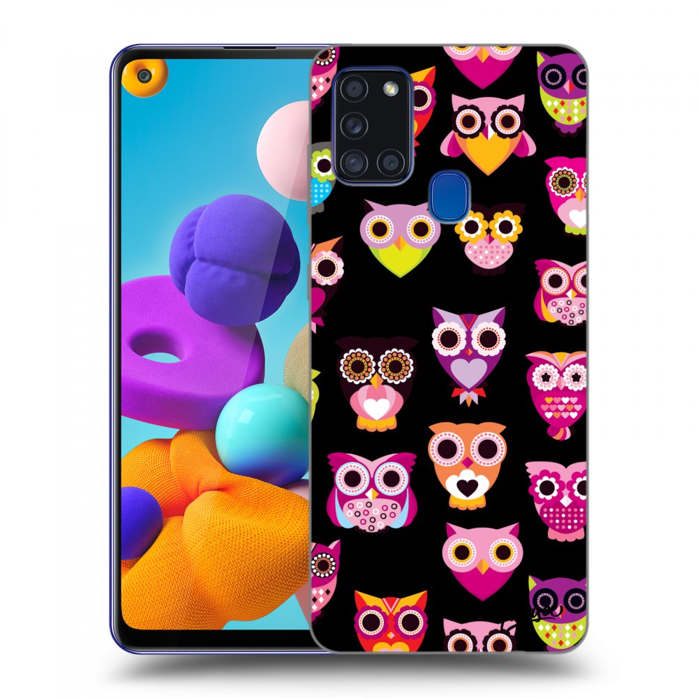 Picasee ULTIMATE CASE za Samsung Galaxy A21s - Owls