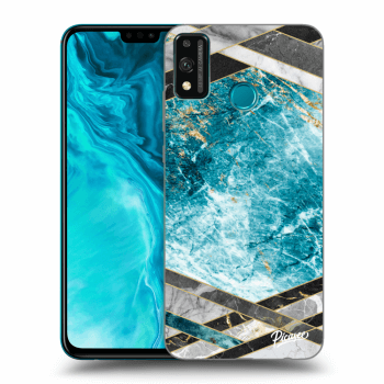 Maskica za Honor 9X Lite - Blue geometry