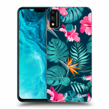 Maskica za Honor 9X Lite - Pink Monstera