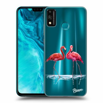 Maskica za Honor 9X Lite - Flamingos couple