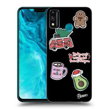 Maskica za Honor 9X Lite - Christmas Stickers